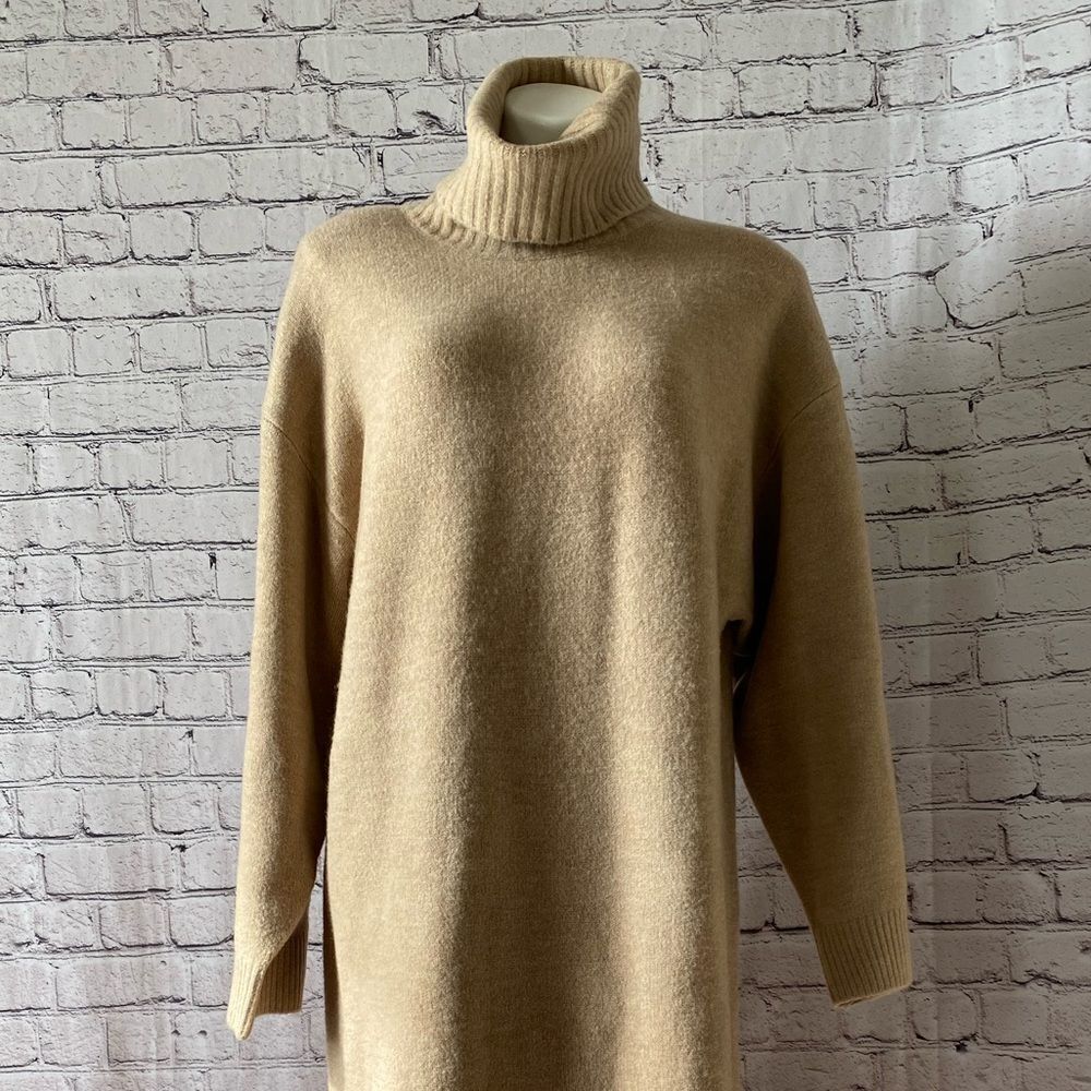 Oak + Fort Sweater Dress oversize cozy classic chic XS Small - Picture 3 of 6